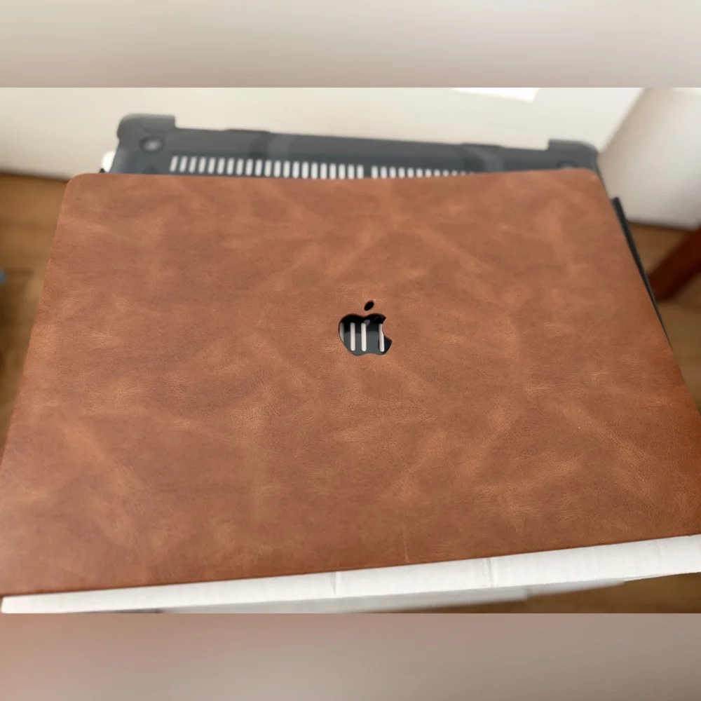 Apple Macbook Pro 16” Brown Leather Laptop Cover